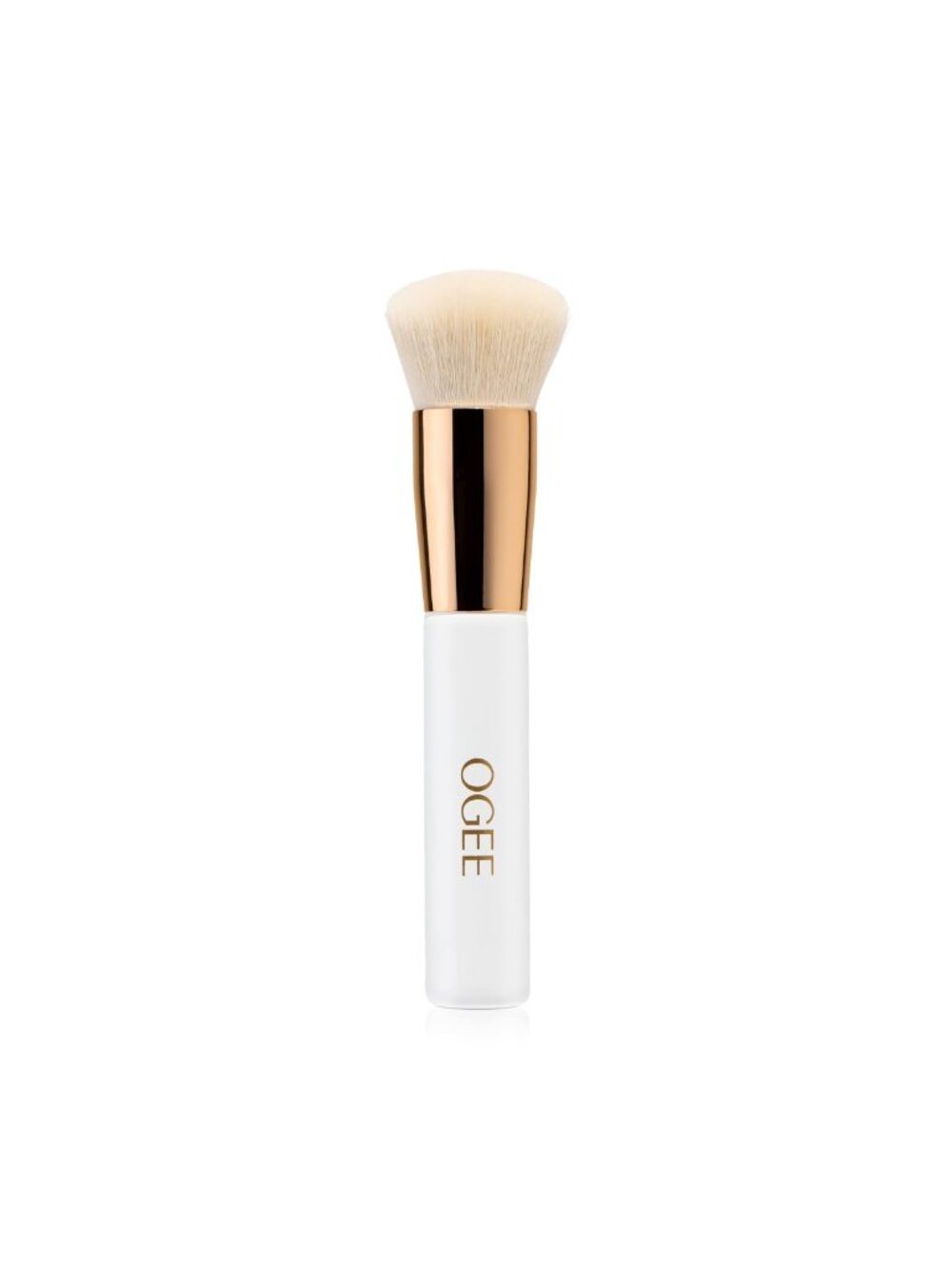 Ogee Blender Brush Ultra-Soft Vegan Foundation Makeup Brush Wooden Handle